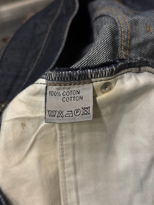 2000s Dior by Hedi Slimane raw denim straight jeans