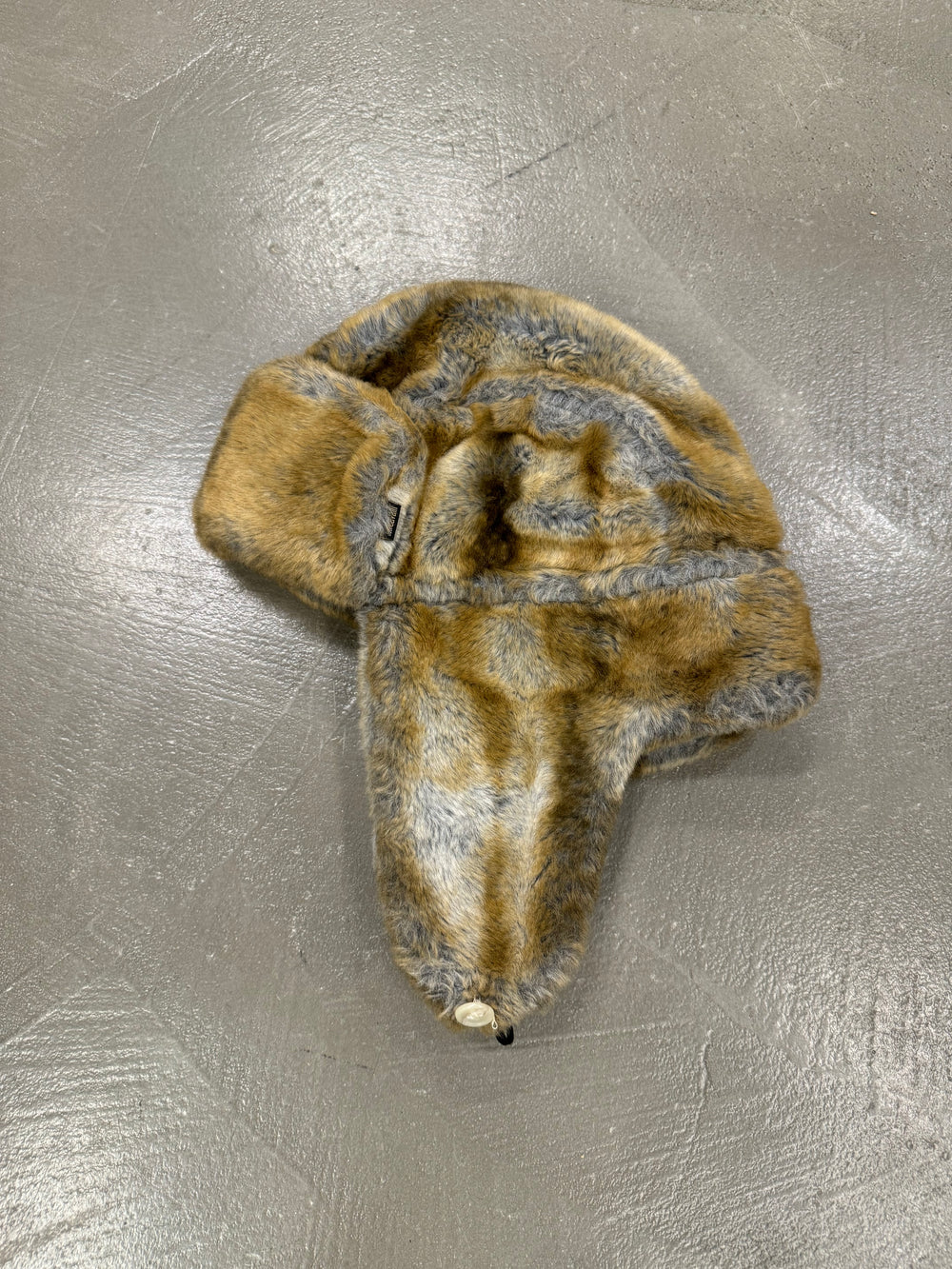 2000s Just Cavalli Chapka faux fur hat