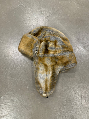 2000s Just Cavalli Chapka faux fur hat