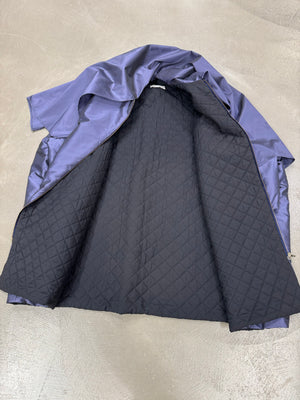 A/W 1991 Dolce & Gabbana iridescent oversized coat