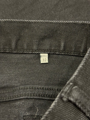 2000s Dior by Hedi Slimane faded black jeans