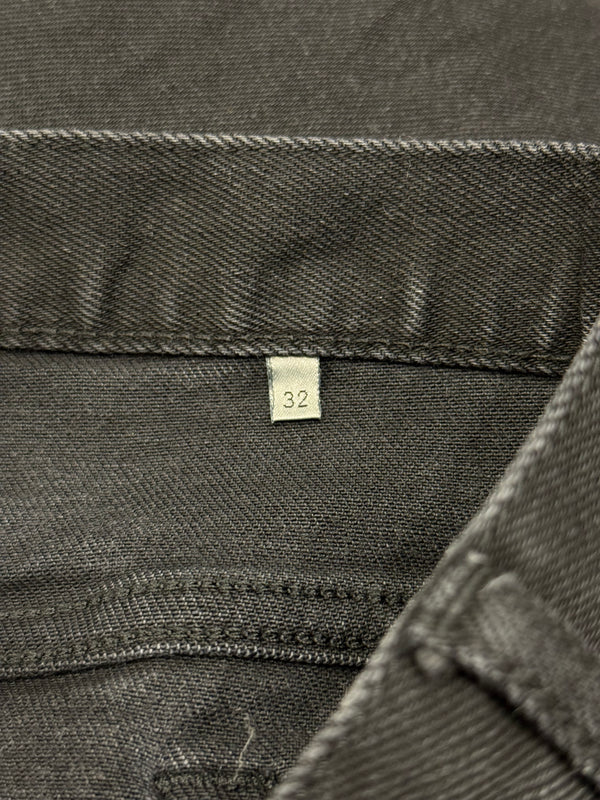 2000s Dior by Hedi Slimane faded black jeans