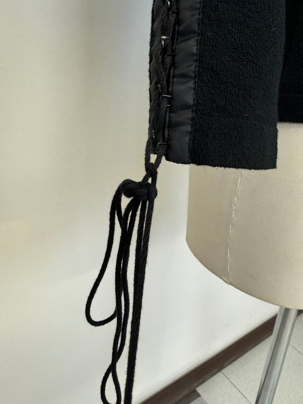 AW2003 Dolce & Gabbana lace up bondage top