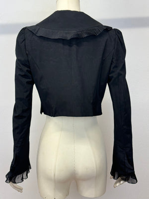 S/S 2007 Alexander McQueen evening jacket with pleated details