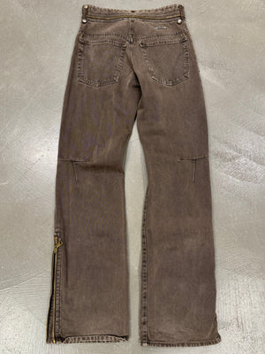 F/W 2003 Dolce & Gabbana All Around Waist Zip Pants