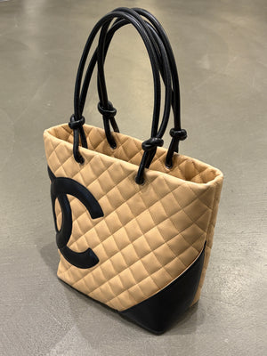 2006-2007 Chanel Cambon leather shopper bag