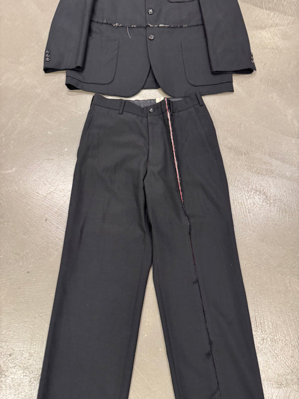 A/W2000 Comme des Garçons distressed stripe set