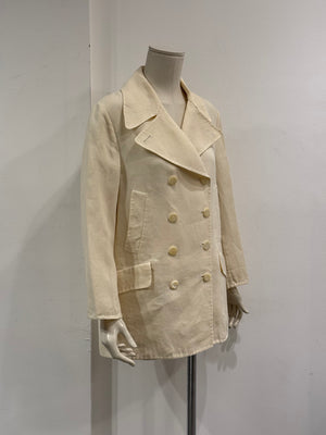 1996 Gucci by Tom Ford caban linen coat