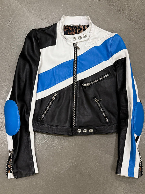 S/S2001 Dolce & Gabbana biker leather jacket