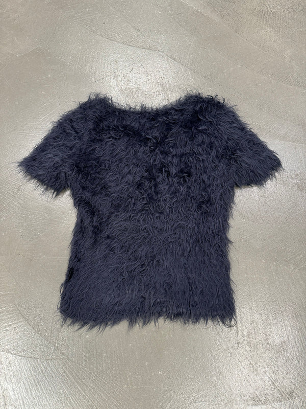 2000s Gianfranco Ferré faux fur top