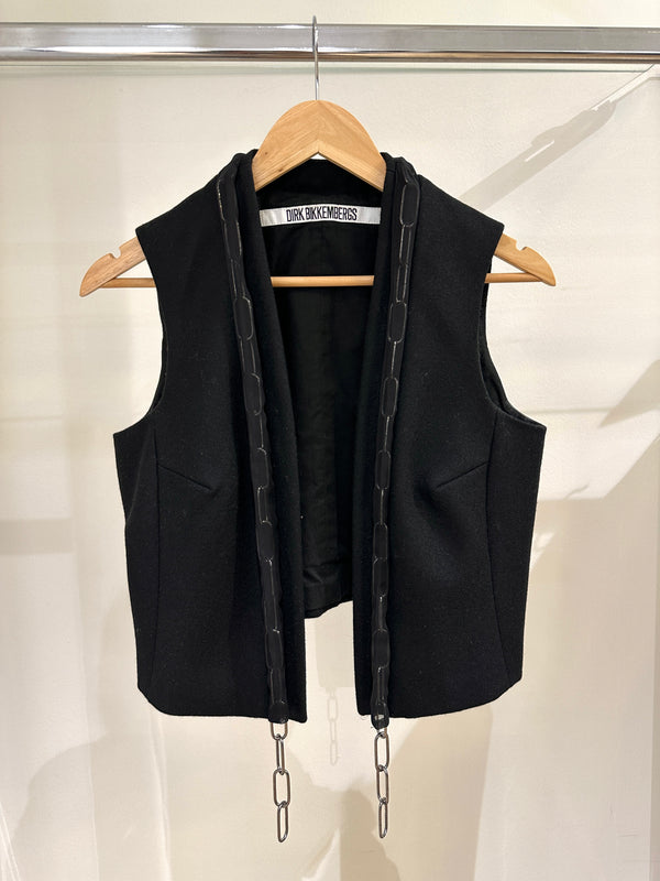 1990s Dirk Bikkembergs metal chain vest