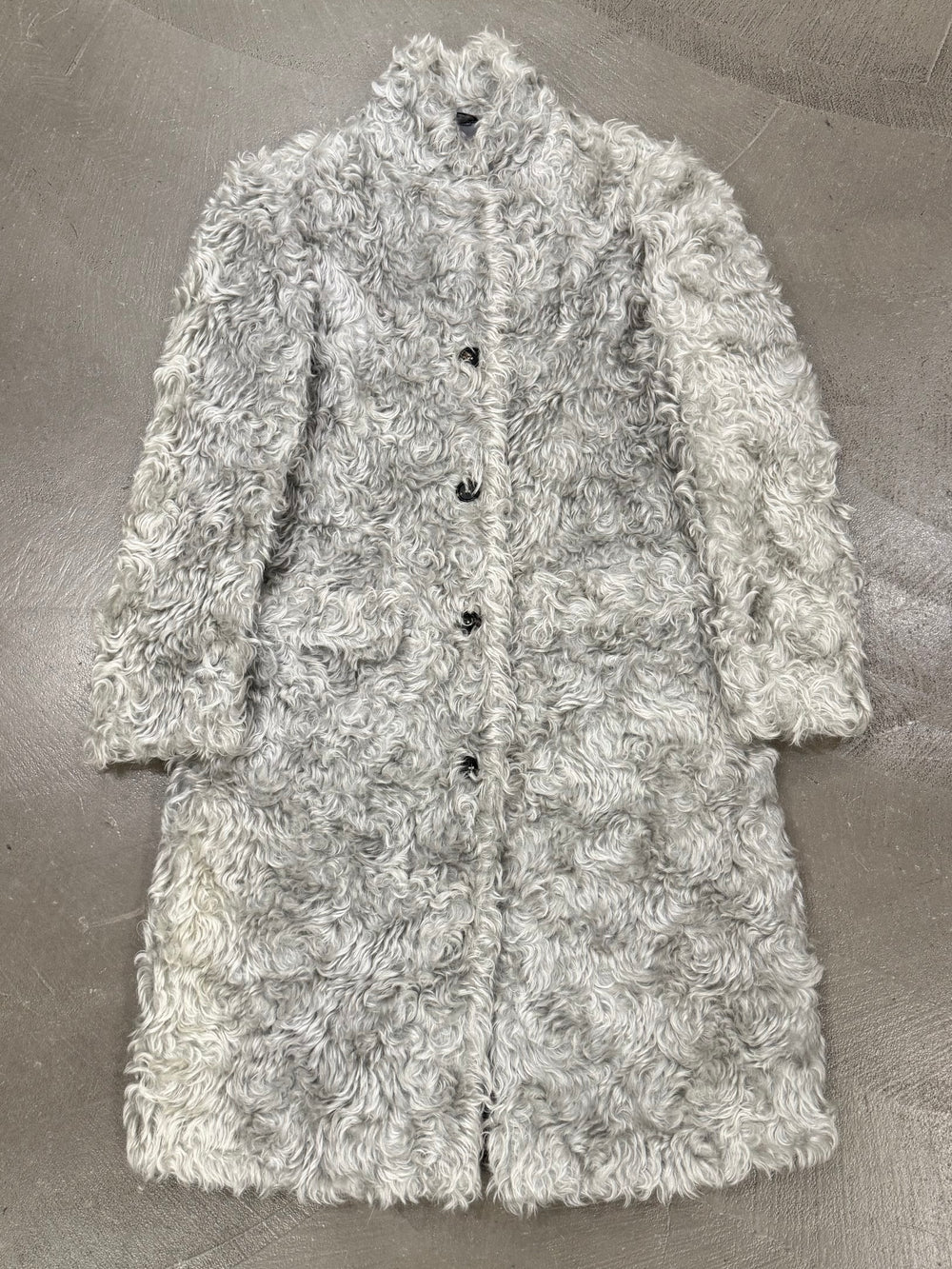 A/W2007 Prada runway faux fur mohair coat