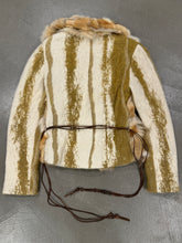 Load image into Gallery viewer, 2000s Roberto Cavalli coyote fur hybrid jacket
