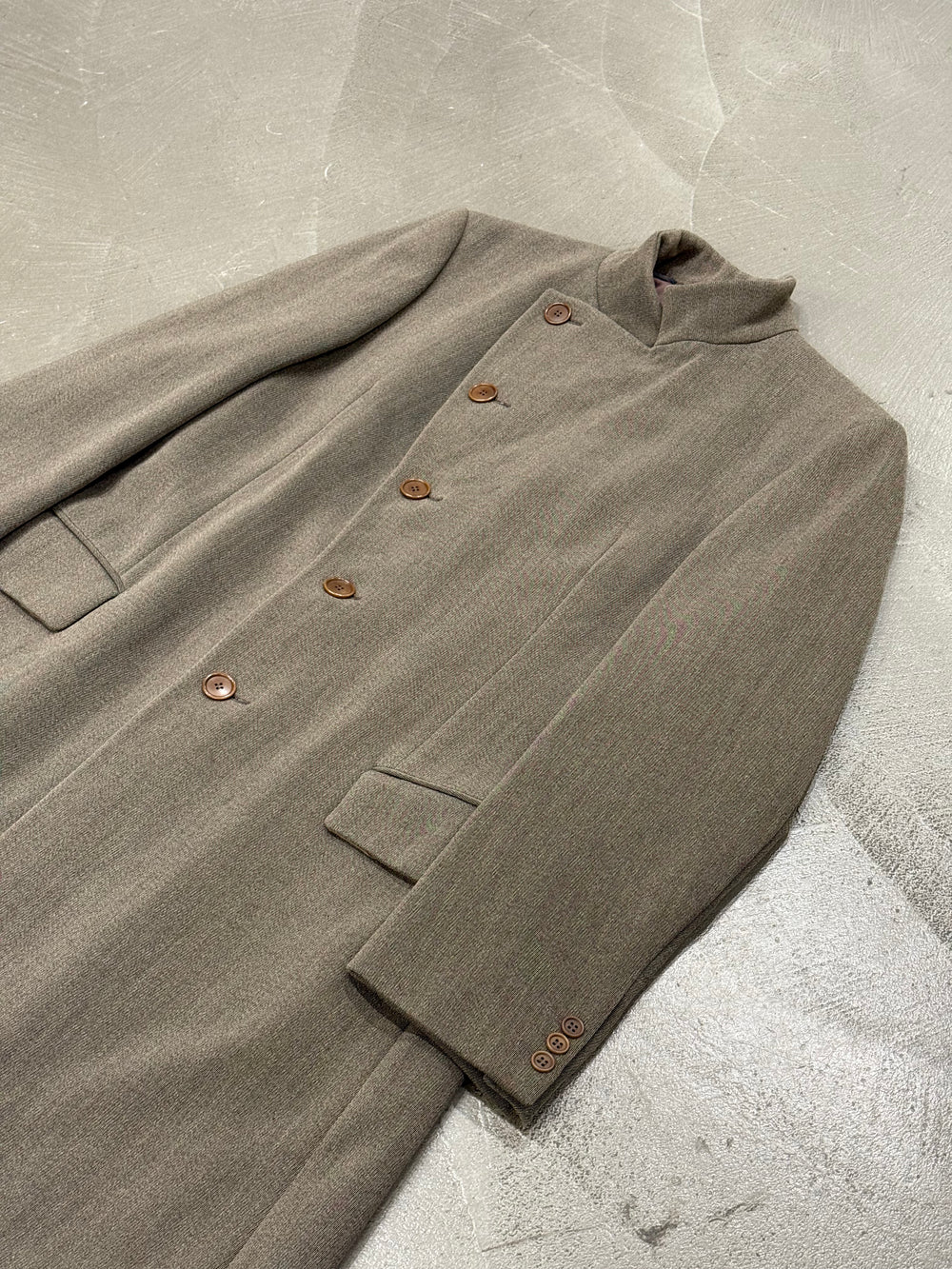 1990s Giorgio Armani long wool coat