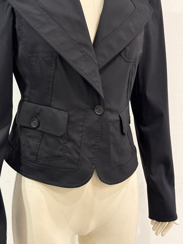 A/W2003 Gucci by Tom Ford structured wide collar tailored jacket