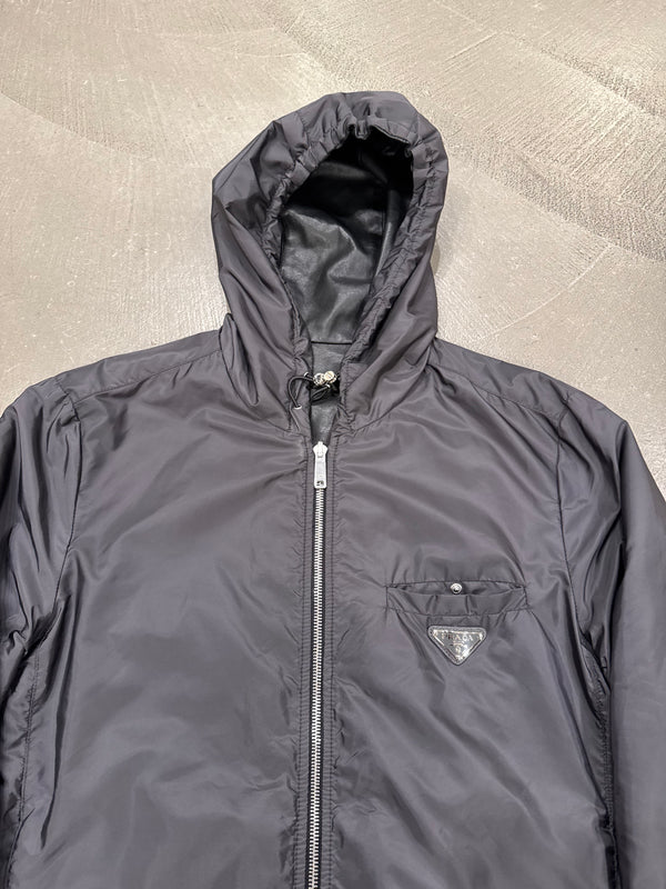 2015 Prada reversible 2 in 1 leather jacket