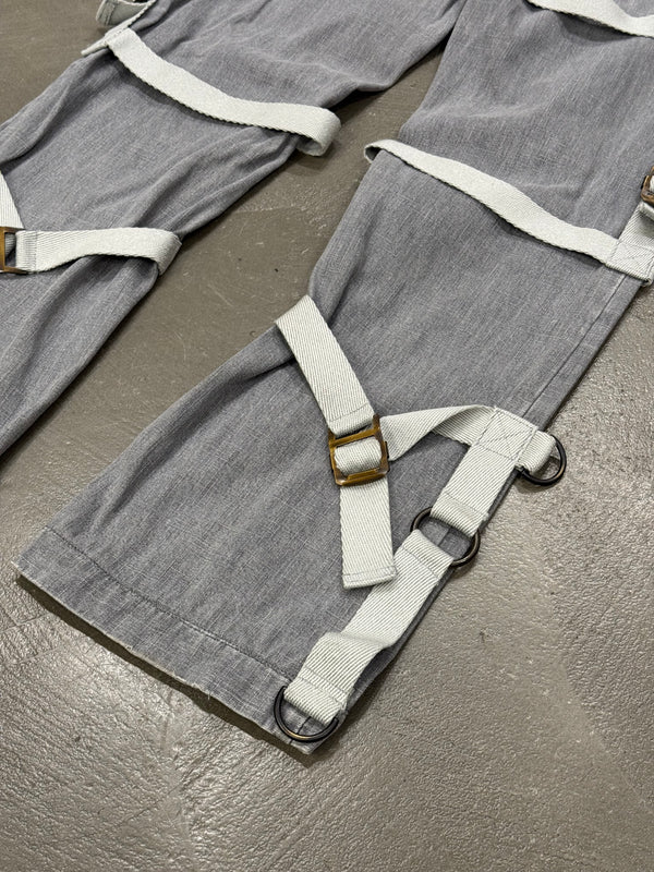 A/W2003 Dolce & Gabbana bondage parachute pants