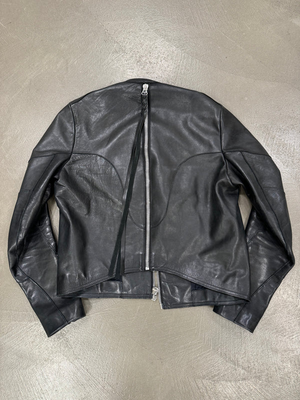 S/S2011 Acne Studios back zip leather jacket