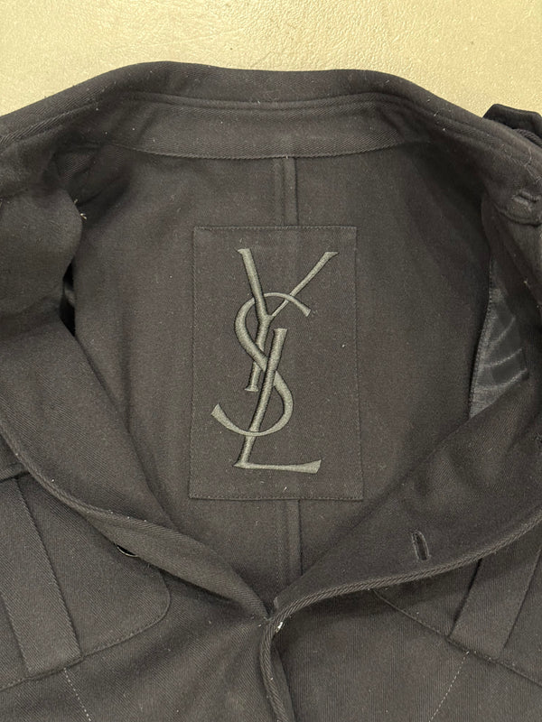 2000s Yves Saint Lauren by Pilati wool officer military jacket