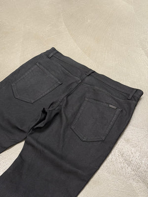 2019 Saint Laurent “D02” coated slim fit jeans