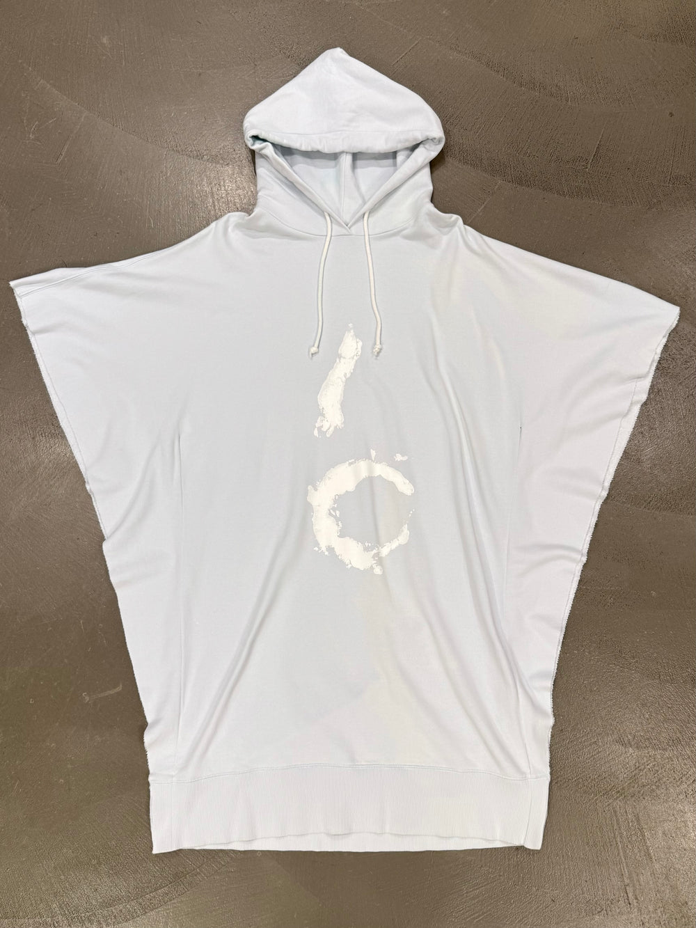 2010s Maison Margiela oversized sleeveless hoodie