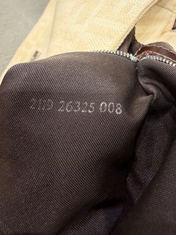 2000 Fendi monogram zucca mama baguette bag