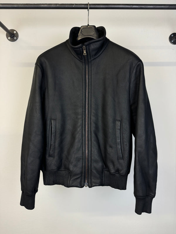AW2007 Prada shearling leather bomber jacket