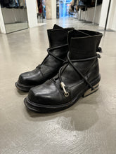 Load image into Gallery viewer, A/W 1996 Dirk Bikkembergs metal heel bungee cord boots
