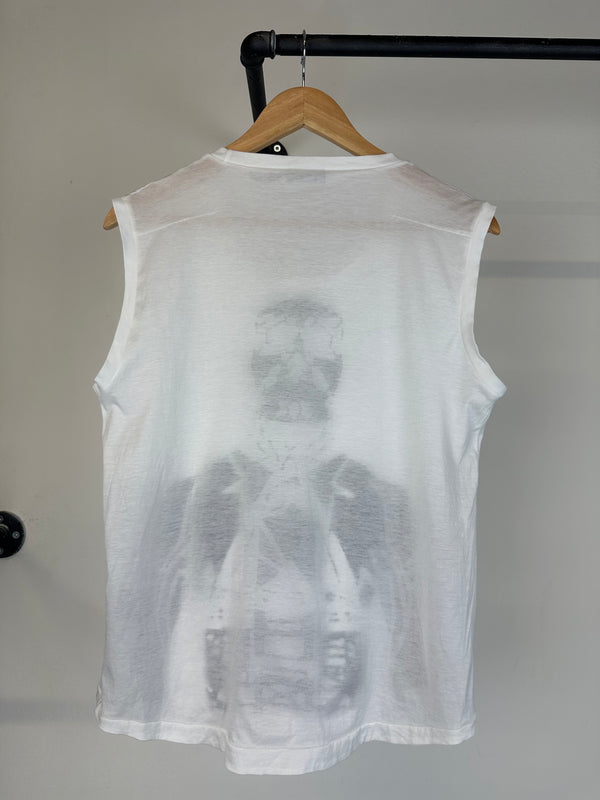 SS2004 Dior skeleton silver top