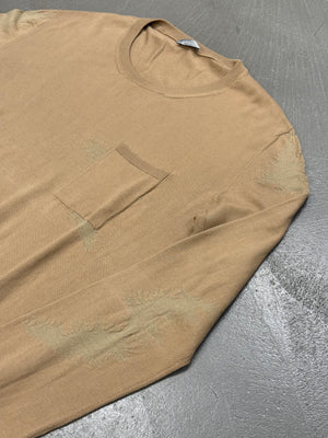 S/S2005 Dior by Hedi Slimane runway distressed knit sweater
