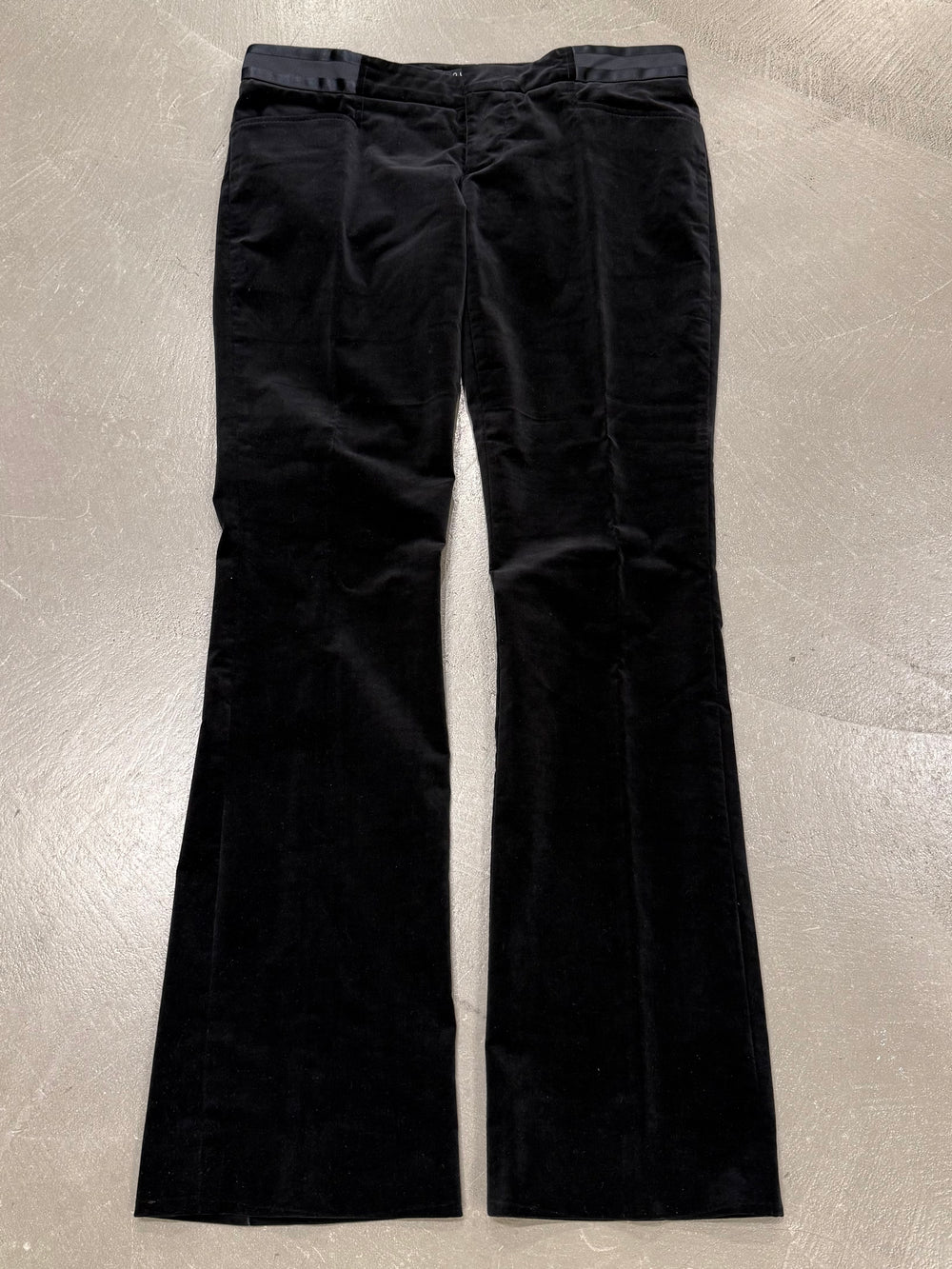 F/W2004 Gucci velvet flared pants