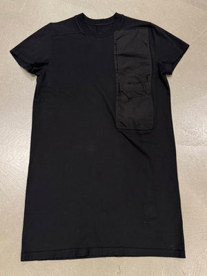 2010s Rick Owens DRKSHDW pocket patch short sleeve dress
