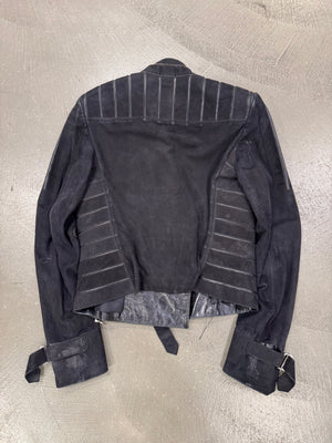 2000s Yves Saint Laurent Rive Gauche by Tom Ford belted leather jacket