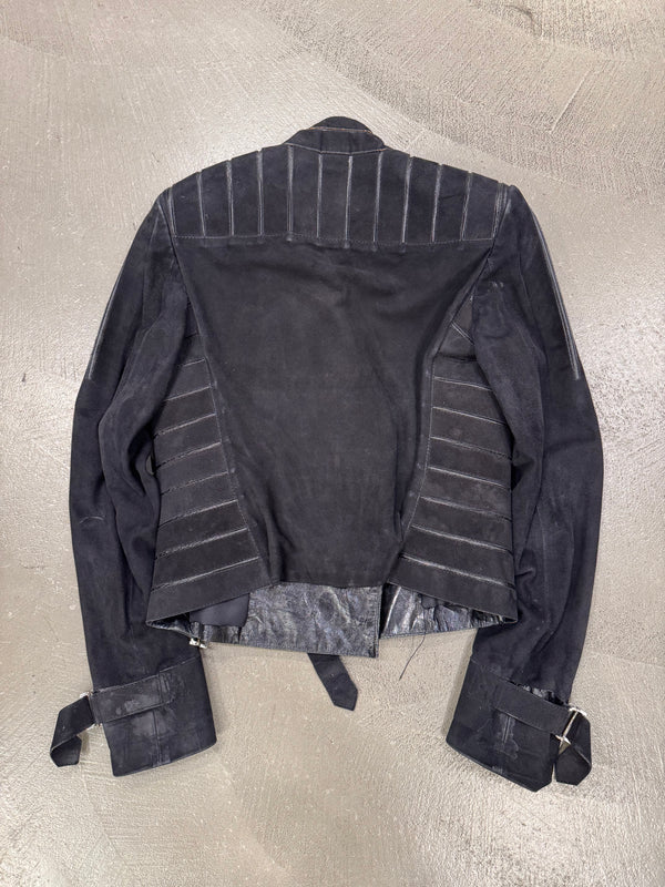 2000s Yves Saint Laurent Rive Gauche by Tom Ford belted leather jacket