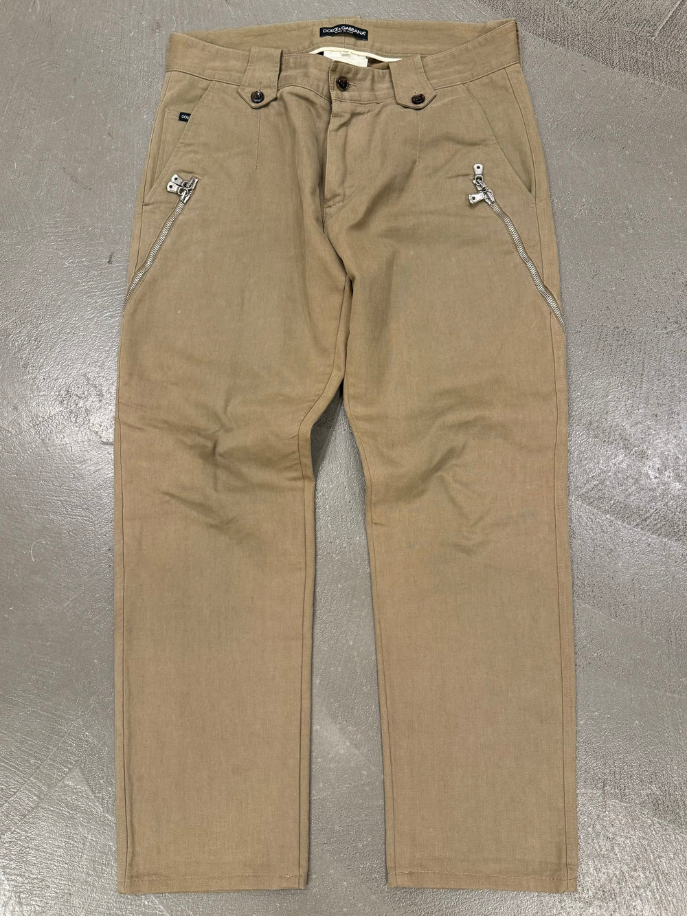 2003 Dolce & Gabbana all around zipper pants
