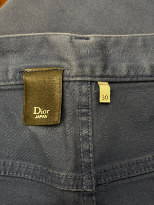2010s Dior slim-fit faded denim