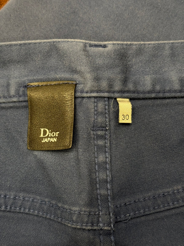 2010s Dior slim-fit faded denim