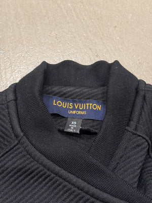 Louis Vuitton “uniforms” cropped black bomber jacket