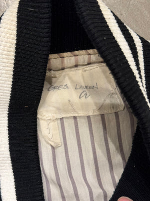 2019 Greg Lauren deconstructed varsity jacket