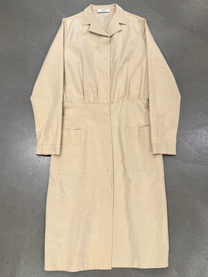 1990s Prada gathered waist trench coat