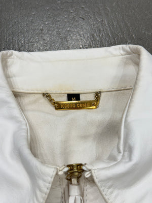 S/S2004 Roberto Cavalli runway western leather jacket