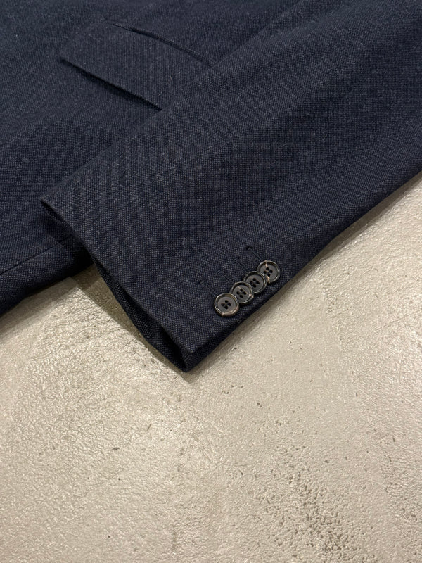 2000s Prada denim single breasted blazer