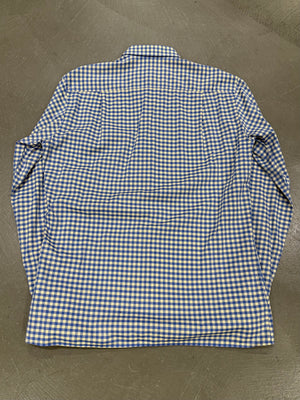 S/S2013 Vivienne Westwood orb logo check button-up shirt