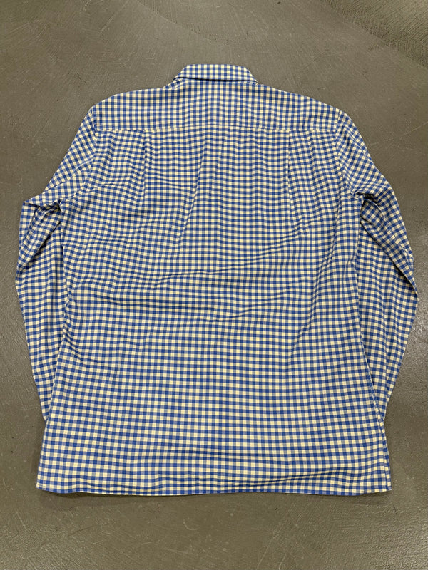 S/S2013 Vivienne Westwood orb logo check button-up shirt