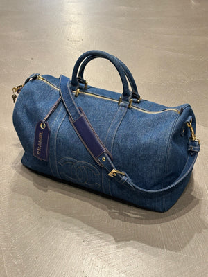 1996-1997 Chanel denim Boston bag