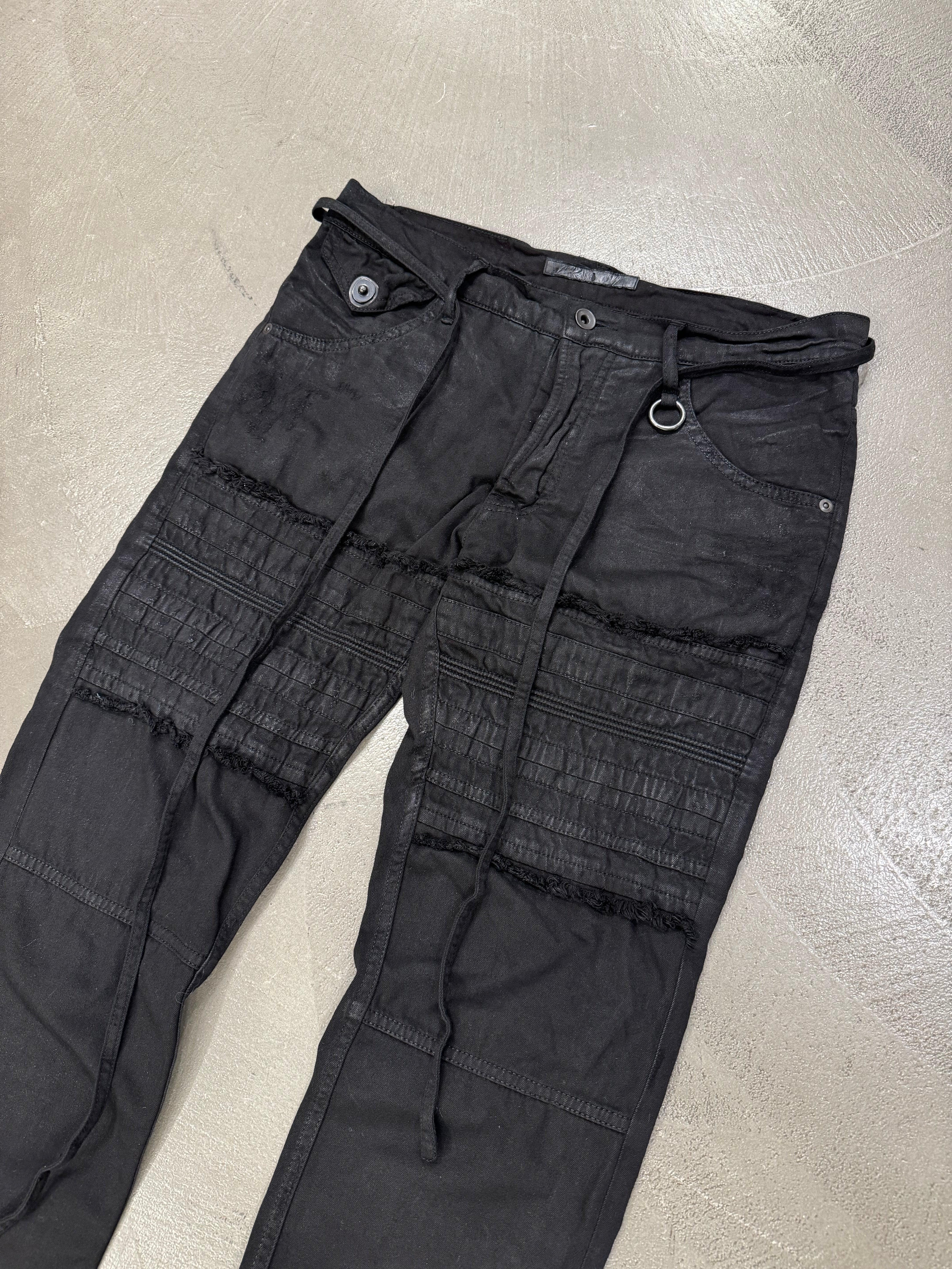 S/S 2011 Julius Ontological Anarchism coated distressed pants