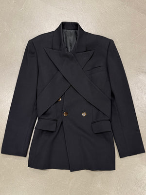 2000s Jean Paul Gaultier deconstructed blazer