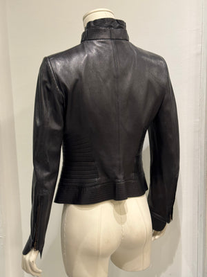 A/W2003 Gucci by Tom Ford corseted leather jacket