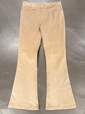 2002 Gucci by Tom Ford flared velvet pants