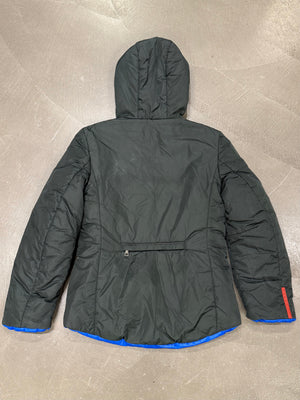 2000s Prada 2 in 1 reversible reinforced nylon jacket